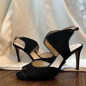 Loeffler Randall Black Strappy Heels